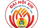 Biểu trưng chính thức của Đại hội XIII Công đoàn Việt Nam