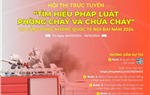 Cảng HKQT Nội Bài tổ chức hội thi trực tuyến về phòng cháy chữa cháy